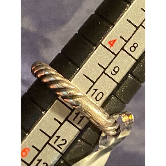 EUC Authentic David Yurman Nobelesse Citrine 18kt Gold & 925 SilveRing Size 4.75 - Picture 5 of 12